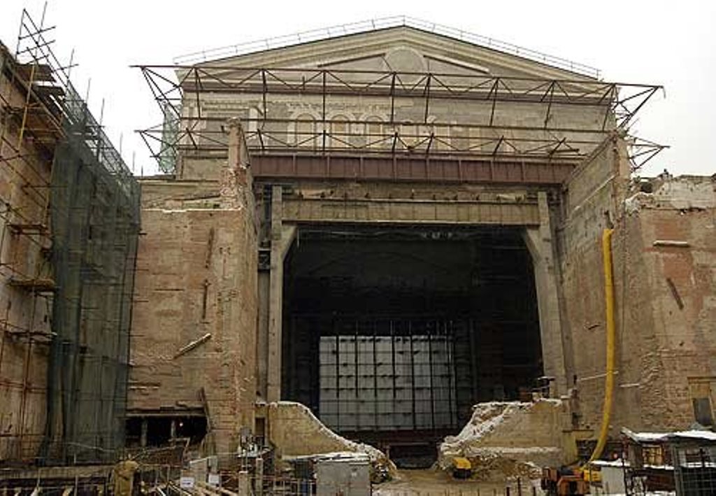 реконструкция большого театра в москве